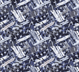 Marker hatched blue with crosses