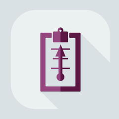 Icons in a flat style questionnaire