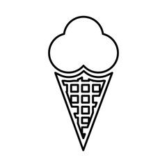ice cream isolated design 