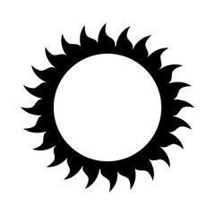sun isolated icon design 