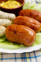 Traditional german sausages