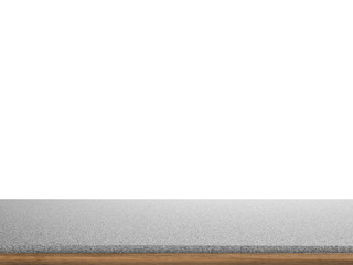 granite table top on white background