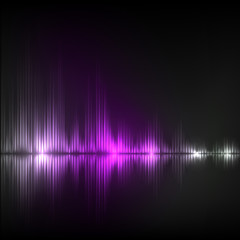 Abstract equalizer background. Violet wave.