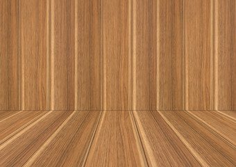 Perspective lines of wood sepia background