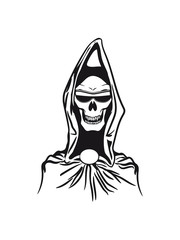 Death hooded robe evil sunglasses