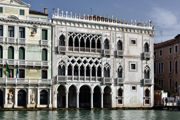 Fototapeta na wymiar Paläste am Canal Grande | Venedig 