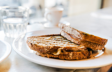 breakfast in the cafe