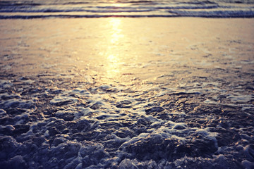 sunset on sea texture water summer sun