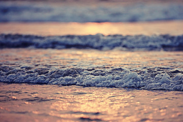 sunset on sea texture water summer sun