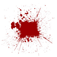 Vector splatter red color background.illustration vector design