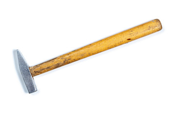 gavel on white background