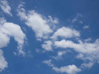 cloudy blue sky