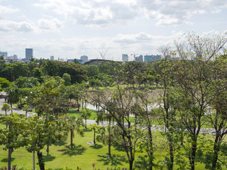 Fototapeta na wymiar City Park view