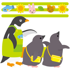 アデリーペンギン 保育園