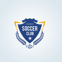 Soccer Club logo,soccer logo,Football logo,vector logo template