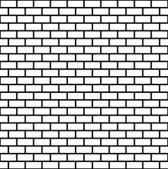 Brick wall seamless pattern background