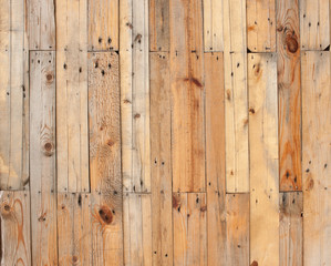 Naklejka premium old wood texture of pallets for background.