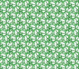 Floral Fine Seamless Vector Pattern