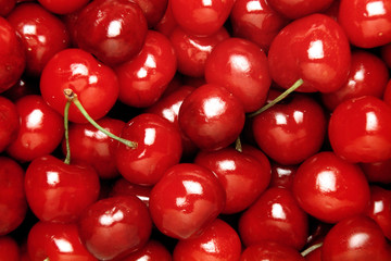 full frame photo of texture of cherries
