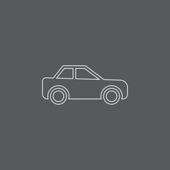 Car icon, Vector illustration