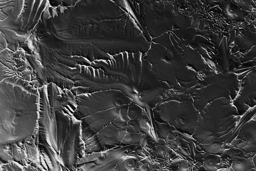 texture of the ice crack, overlay flooring, black and white