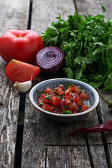 Mexican  tomato salsa sauce