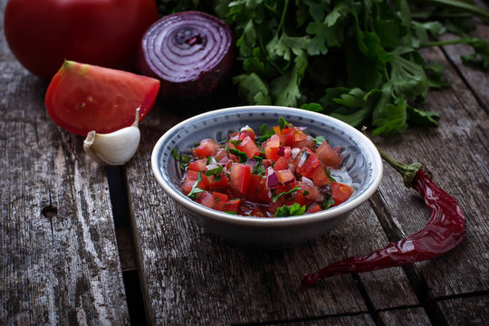 Mexican  tomato salsa sauce