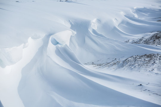 Winter snow road, kiddle