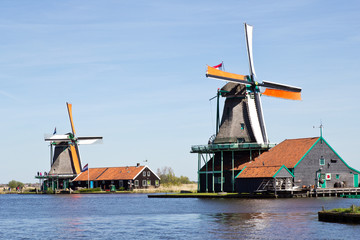 Holland, Zaanse Schans, Windmühle