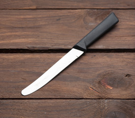 knife on kitchen board