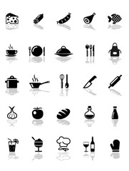 Icons Kochen Küche