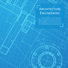 Obraz premium Engineer or architect illustration