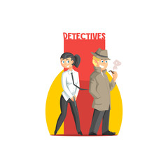 Private Detectives Couple Banner
