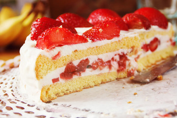 Erdbeer-Joghurt-Torte