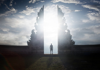 Heaven gates in pura Lempuyang ,Bali, Indonesia