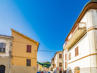 historic buildings in a hillside hamlet