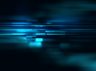 blue geometric  shape abstract technology background
