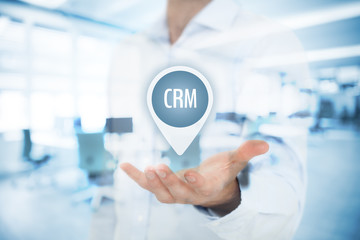 Obraz na płótnie Canvas Customer relationship management CRM