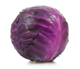 red cabbage isolated