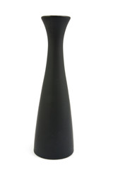 black vase isolated