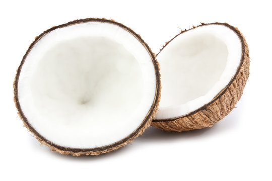 half coconut isolated