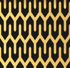 Art Deco seamless vintage wallpaper pattern. Geometric decorativ