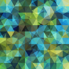 Abstract natural mosaic background consisting of triangles