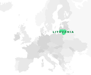 Lithuania Location Map