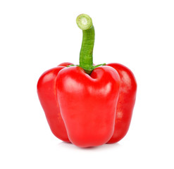 red pepper isolated on white background