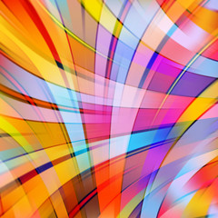 Obraz premium Colorful smooth light lines background, Yellow, orange, pink, purple colors