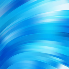 Colorful smooth light lines background, Blue, white colors.