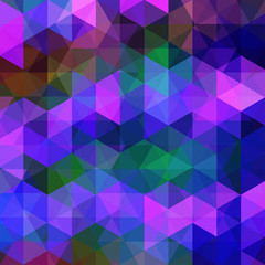 Obraz premium abstract background consisting of blue, pink, green triangles