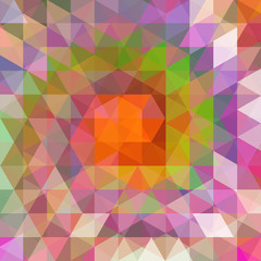 abstract background consisting of colorful triangles