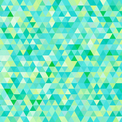 Obraz premium abstract background consisting of small green triangles